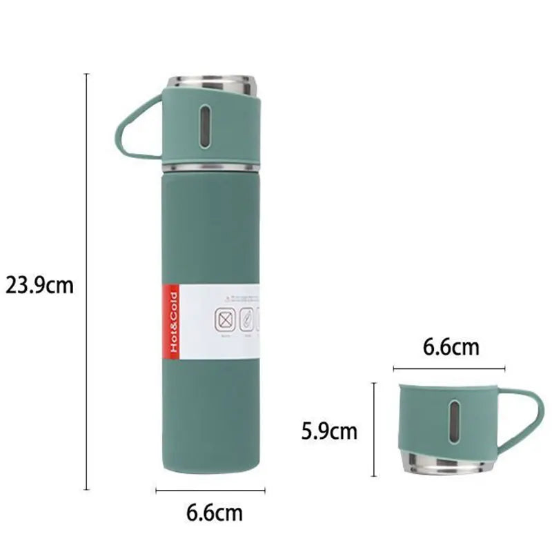 500ml Stainless Steel Vacuum Flask Gift Set