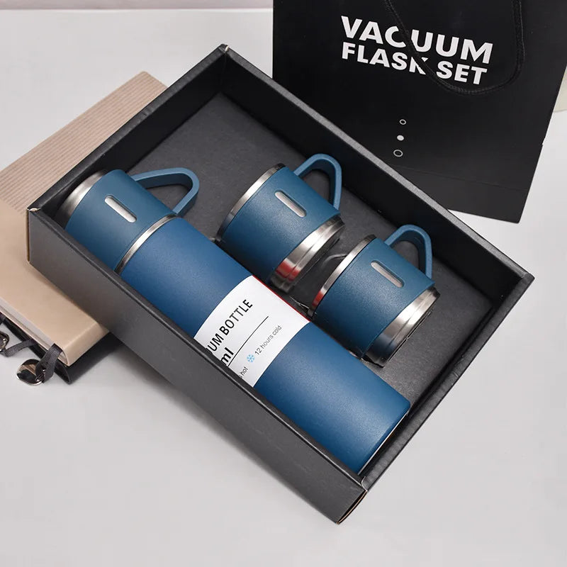 500ml Stainless Steel Vacuum Flask Gift Set